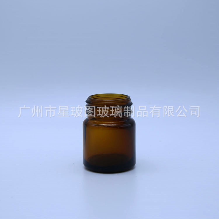 高硼硅小玻璃瓶螺口西林瓶医药瓶棕色瓶广口密封罐图5