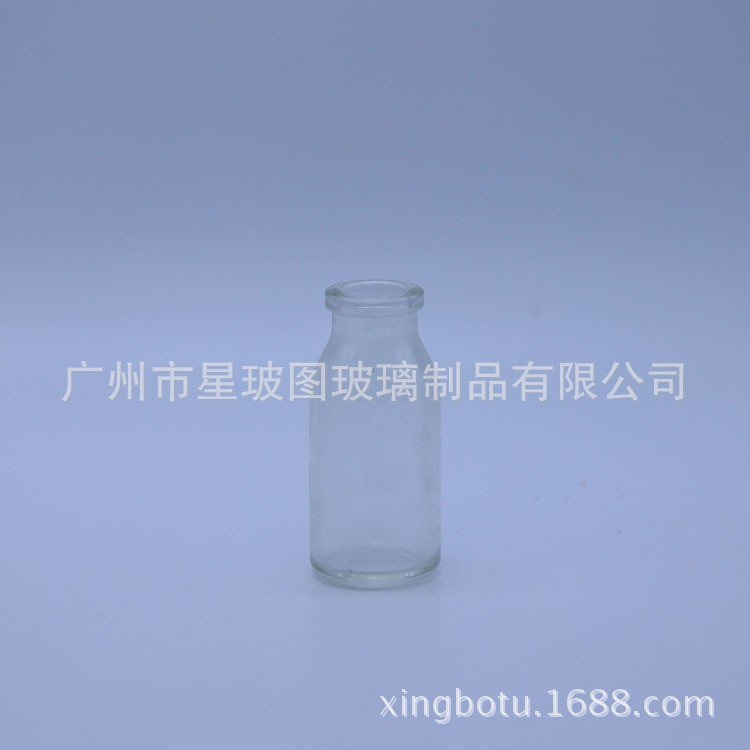 厂家钠钙玻璃瓶多工艺模具西林瓶迷你10ML透明卡口瓶许愿瓶图3