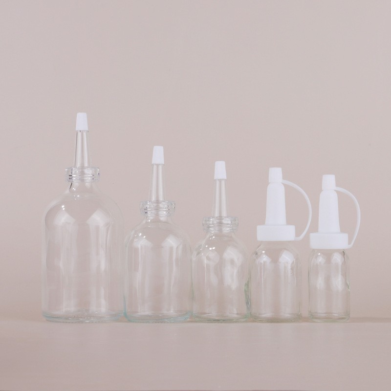 10-100ml透明医美西林瓶 茶色卡口模制瓶 玻尿酸原液瓶图2