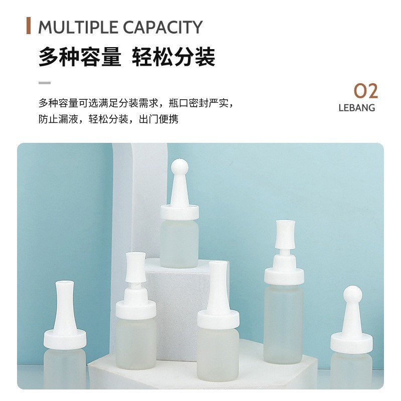 蒙砂西林瓶3ml 5ml 10ml 15ml安培玻璃瓶冻干粉瓶精华液瓶子图2