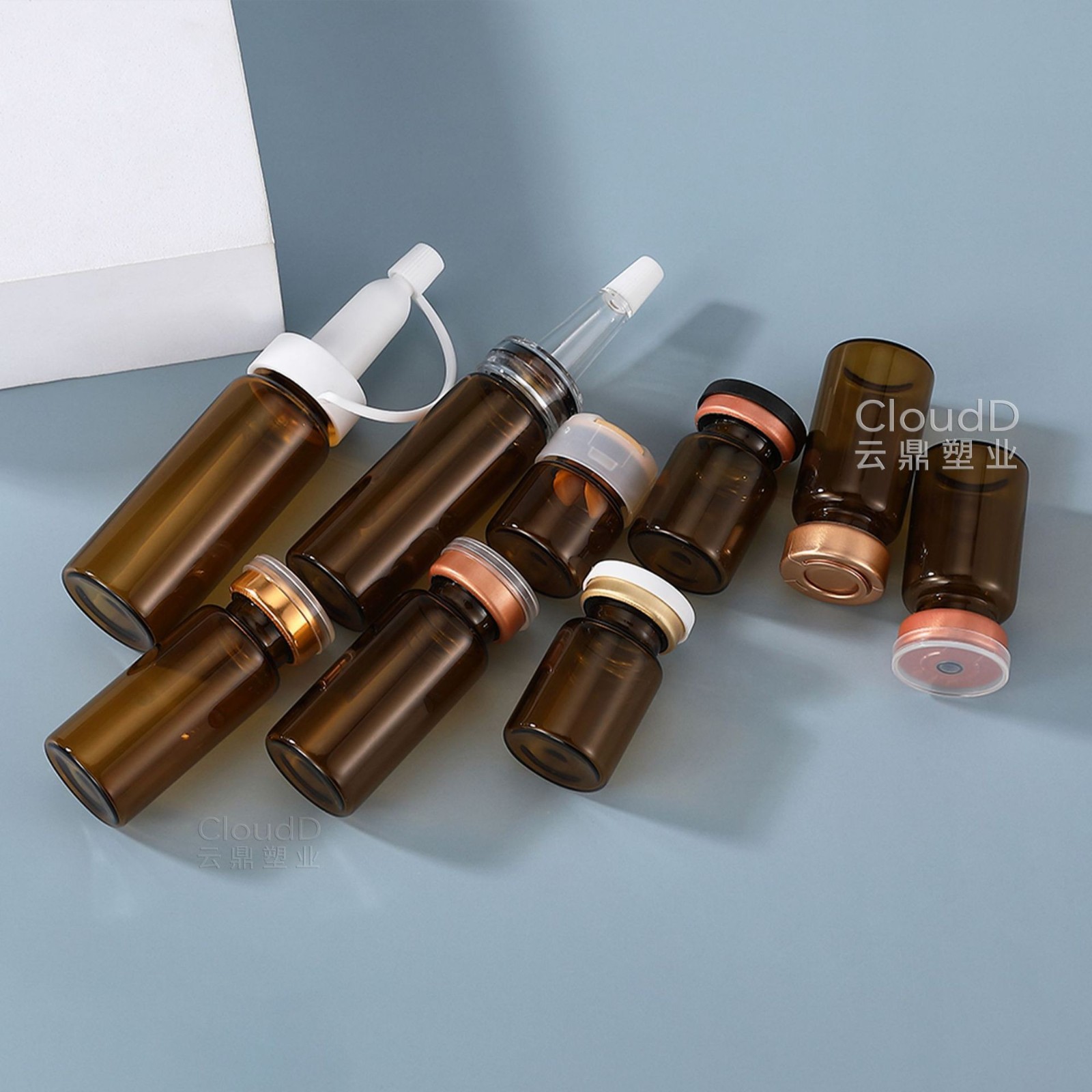 3-30ml 茶色卡口瓶 冻干粉瓶 安瓶 茶色西林 原液分装瓶图4