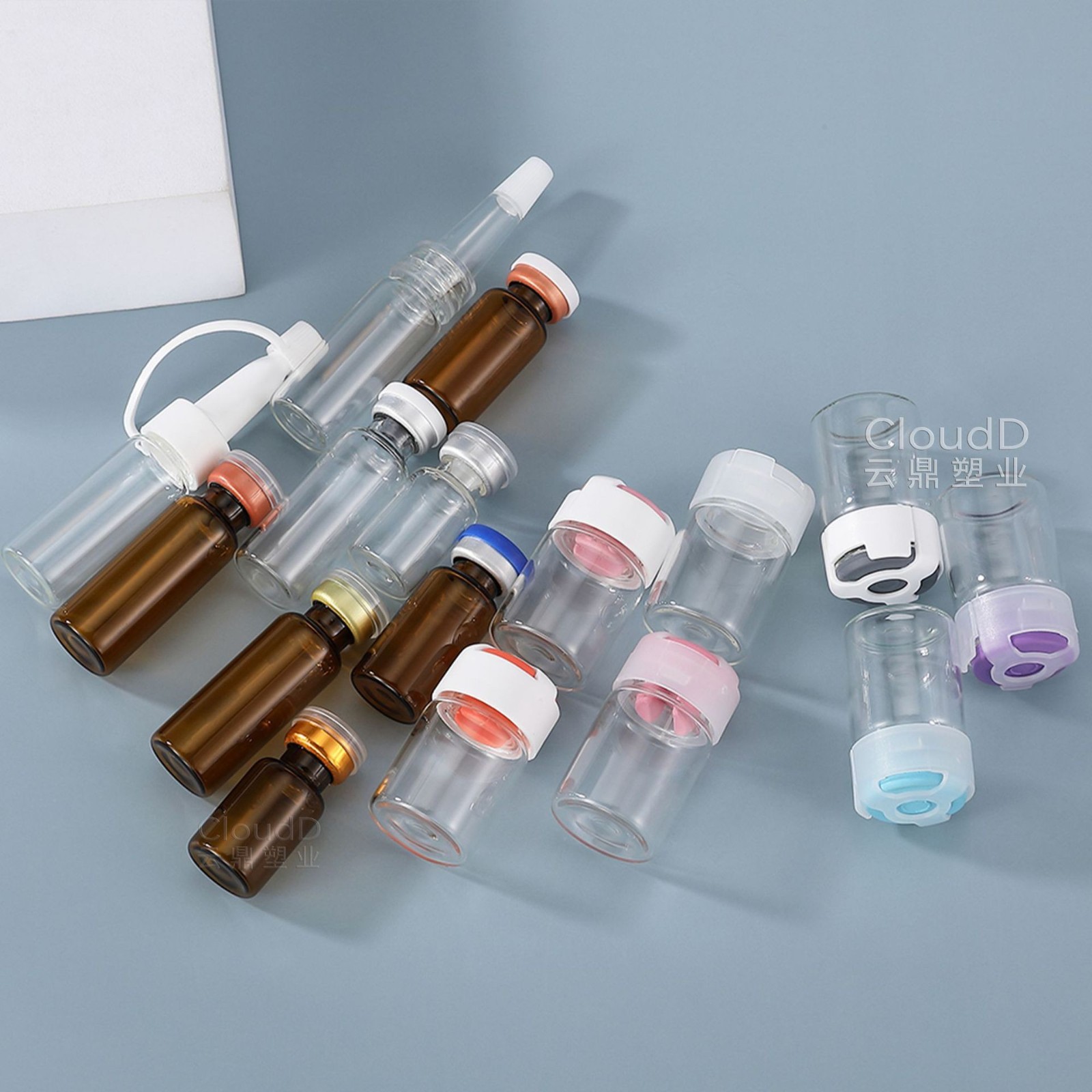 3-30ml 茶色西林 冻干粉瓶 医用西林瓶 卡口瓶 安瓶 小样瓶图2