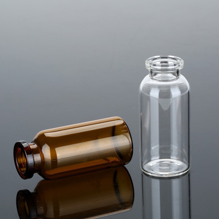 定制医用包装玻尿酸原液瓶 玻璃西林瓶20ml化妆品分装瓶厂家图2