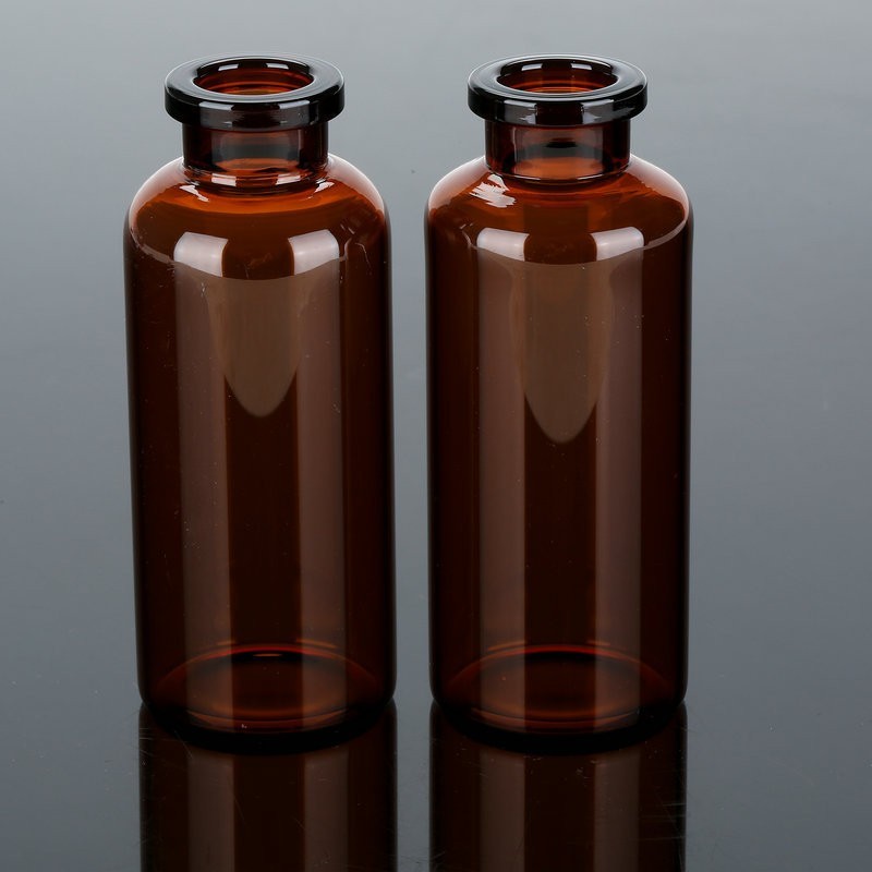 30ml透明茶色西林瓶注射剂瓶玻璃管制瓶管制瓶包装玻璃瓶图3