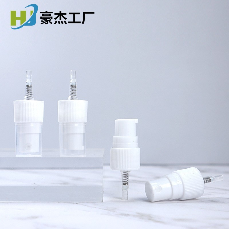 塑料18牙口喷雾头 精油瓶配件鸡嘴 乳液喷头 18/410塑料配半罩图2