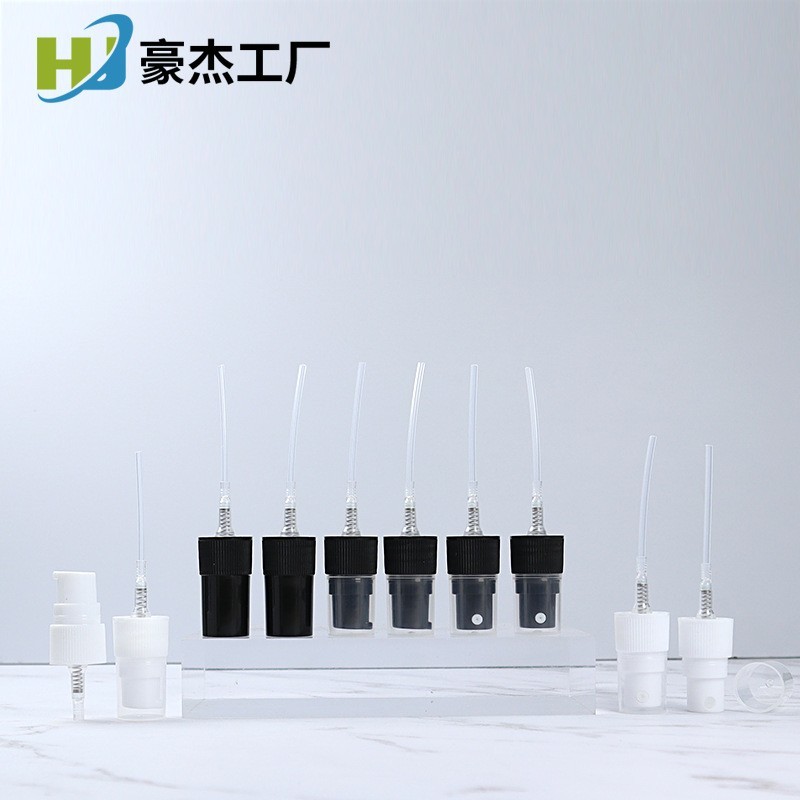 塑料18牙口喷雾头 精油瓶配件鸡嘴 乳液喷头 18/410塑料配半罩图4