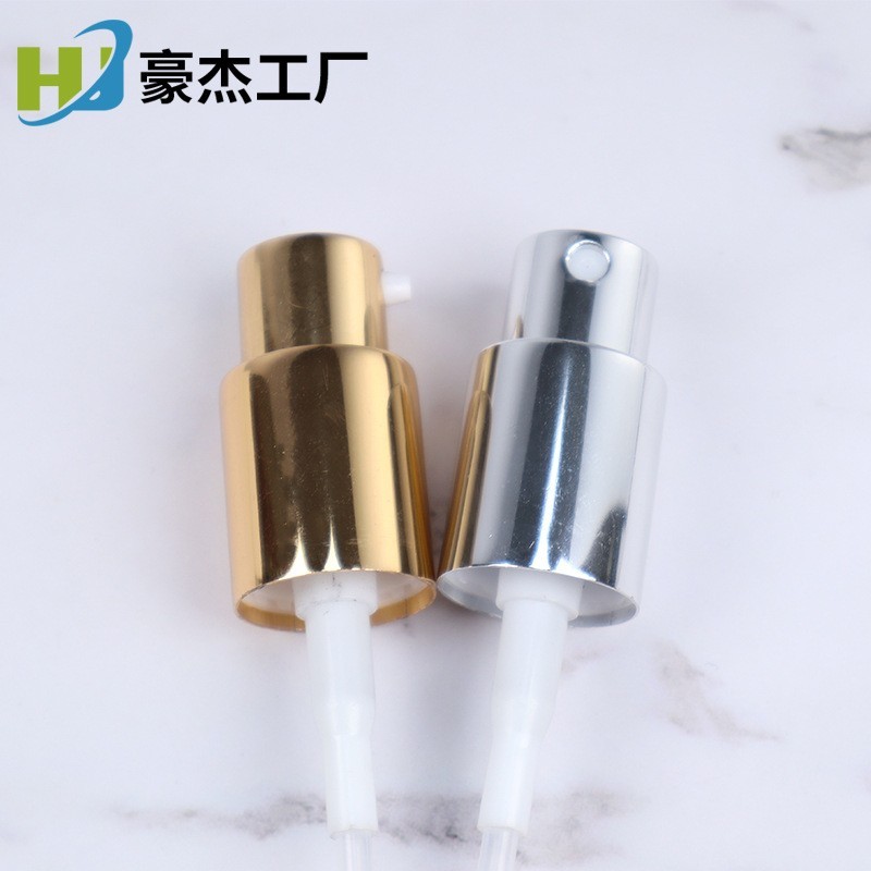 UV亮金银色18牙喷雾泵头 香水精油乳液鸡嘴喷头图2