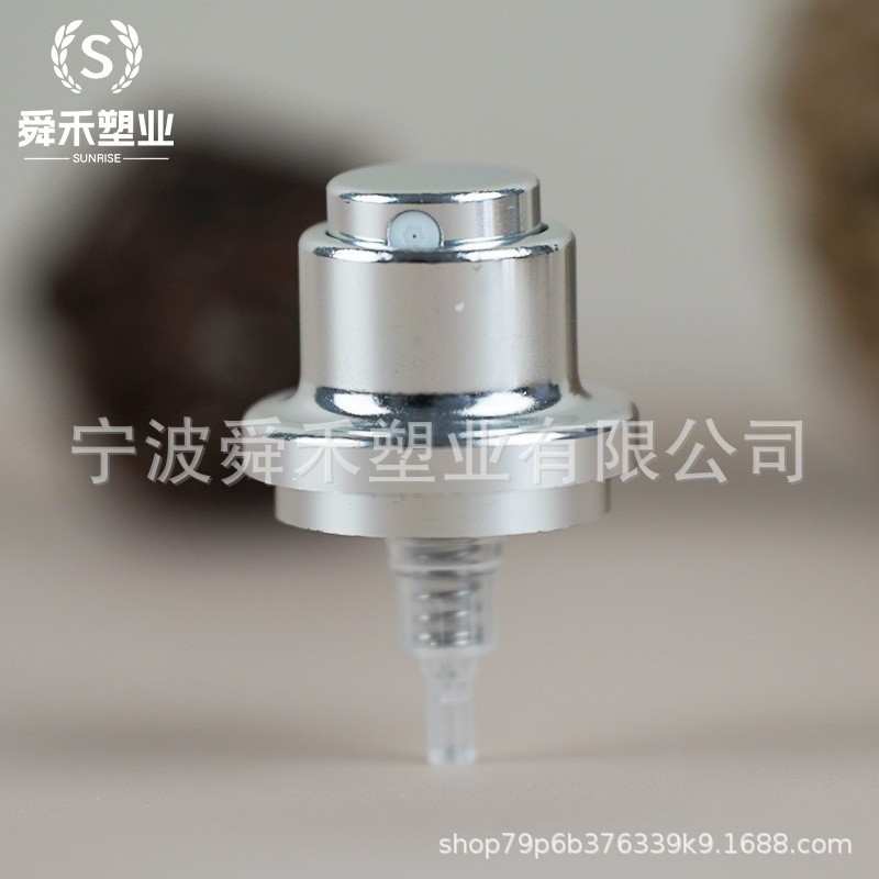 定制加工卡口喷头香水瓶喷雾泵头按压电化铝卡口香水喷头图3