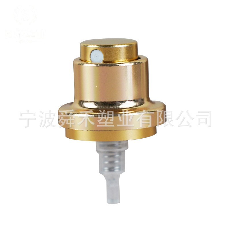 定制加工卡口喷头香水瓶喷雾泵头按压电化铝卡口香水喷头图5