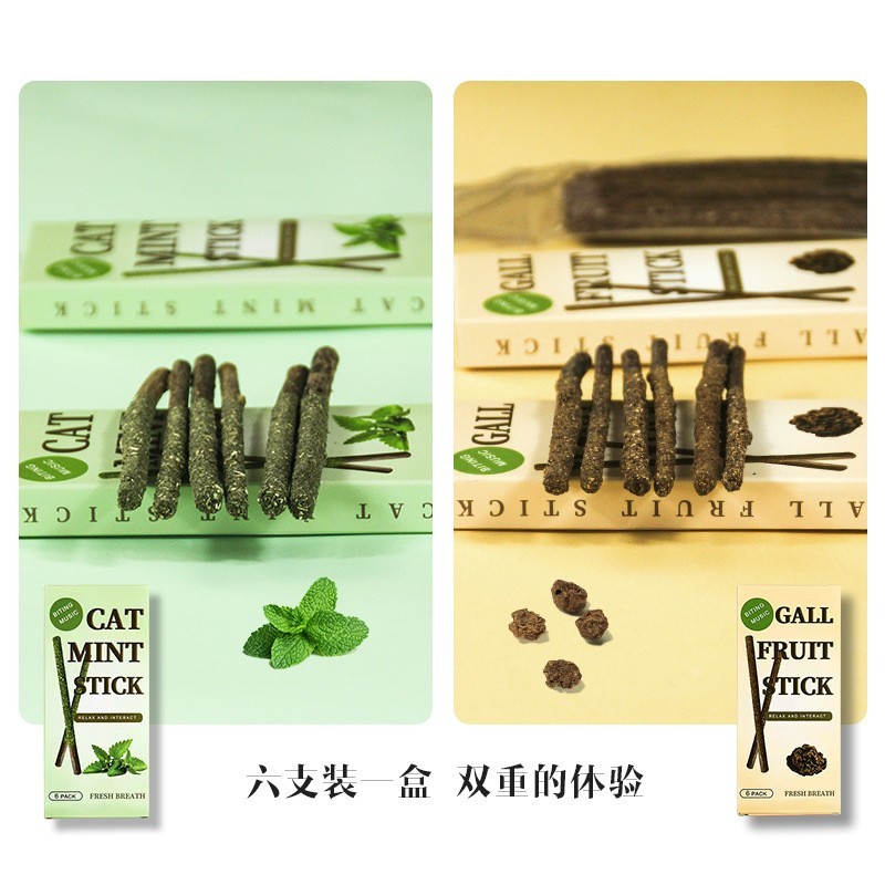 宠物猫薄荷磨牙棒木天蓼棒猫咪啃咬棒棒糖猫咪零食成猫耐咬猫零食图3
