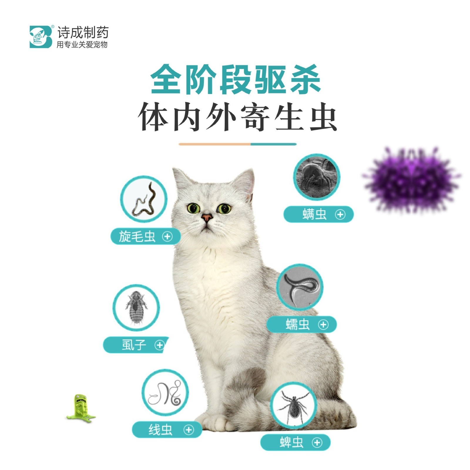 驱虫药阿维菌素透皮内外一体驱虫滴剂 定制贴牌代工图2