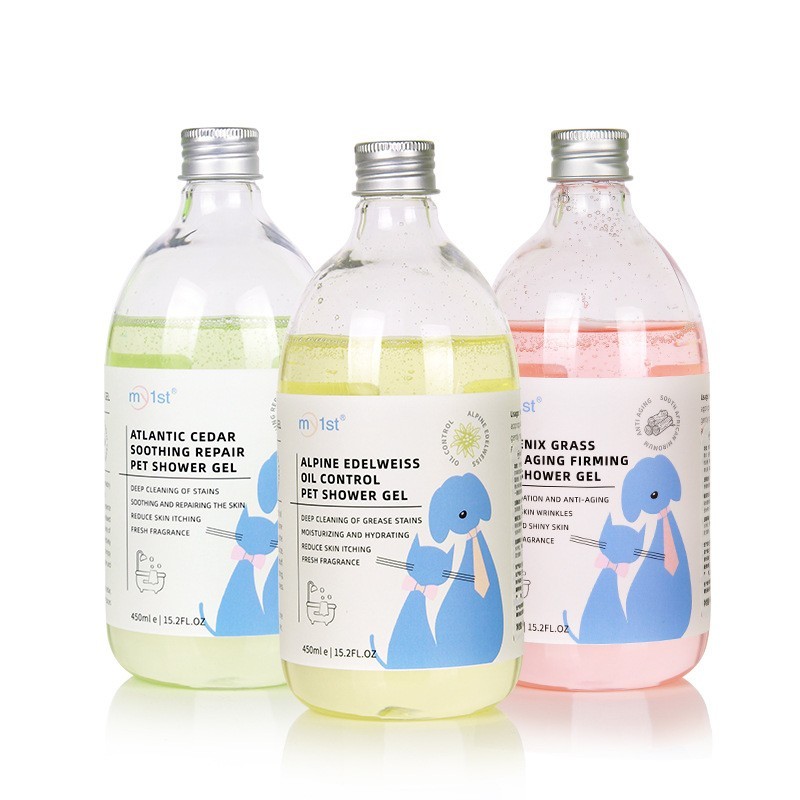 定制跨境宠物沐浴露猫狗沐浴香波抑菌除螨狗狗香波浴液清洁剂贴牌图5