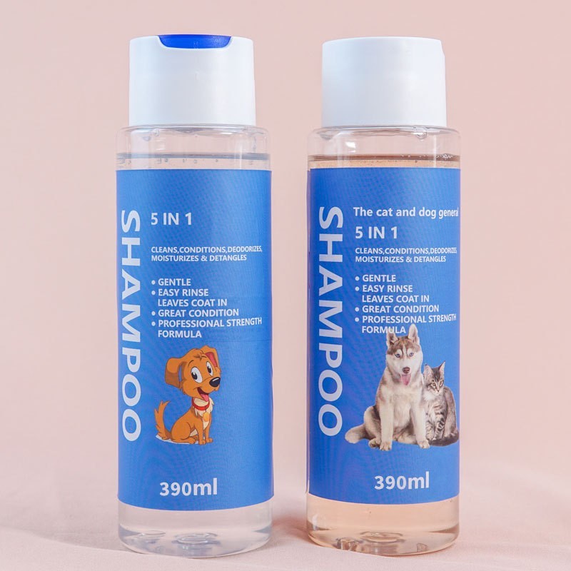 宠物清洁香波沐浴露 犬猫通用柔顺丝滑洗护二合一泡泡沐浴液图2