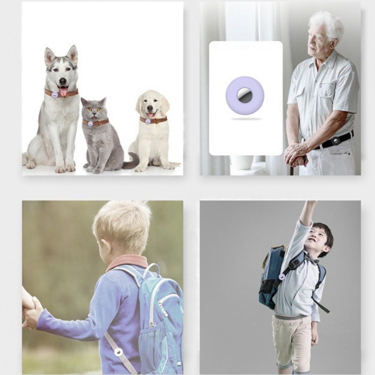 定制苹果airtag保护套亚马逊airtag硅胶套猫项圈安全扣猫咪项图4