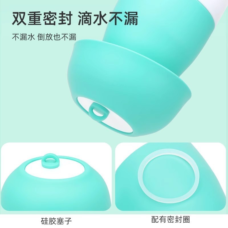 户外便携超大容量饮水器折叠硅胶喂水狗狗喝水碗水粮宠物用品图3