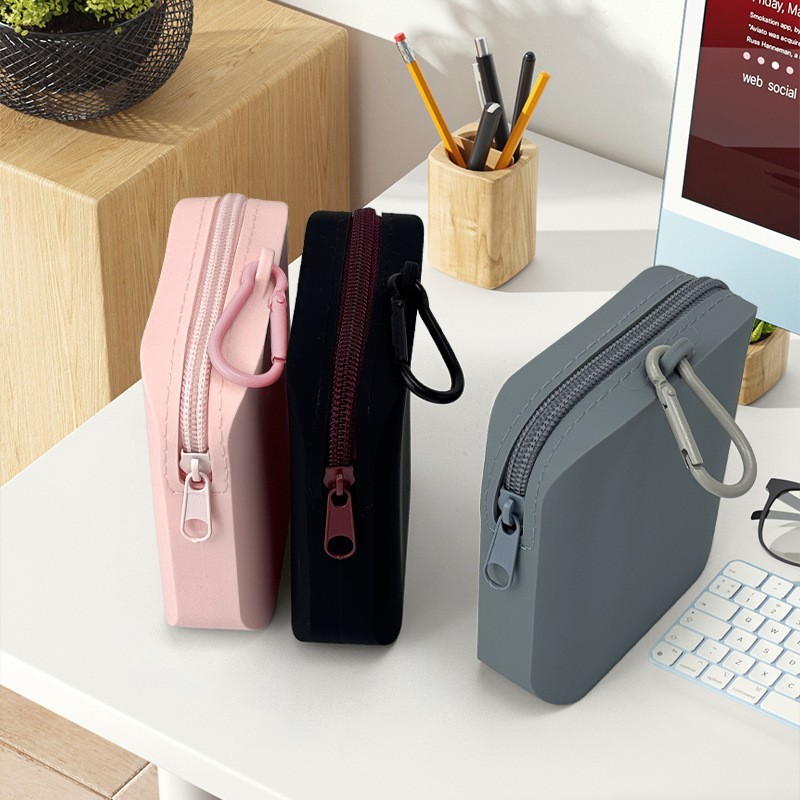 便携硅胶狗粮包户外训犬包防水硅胶大容量狗粮包随身装狗粮零食袋图3