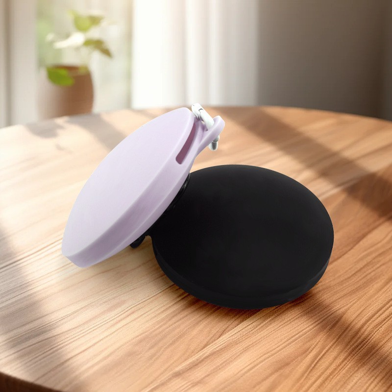 圆形硅胶小巧狗粮包户外便携狗粮包硅胶防水耐磨训犬包小狗零食袋图3