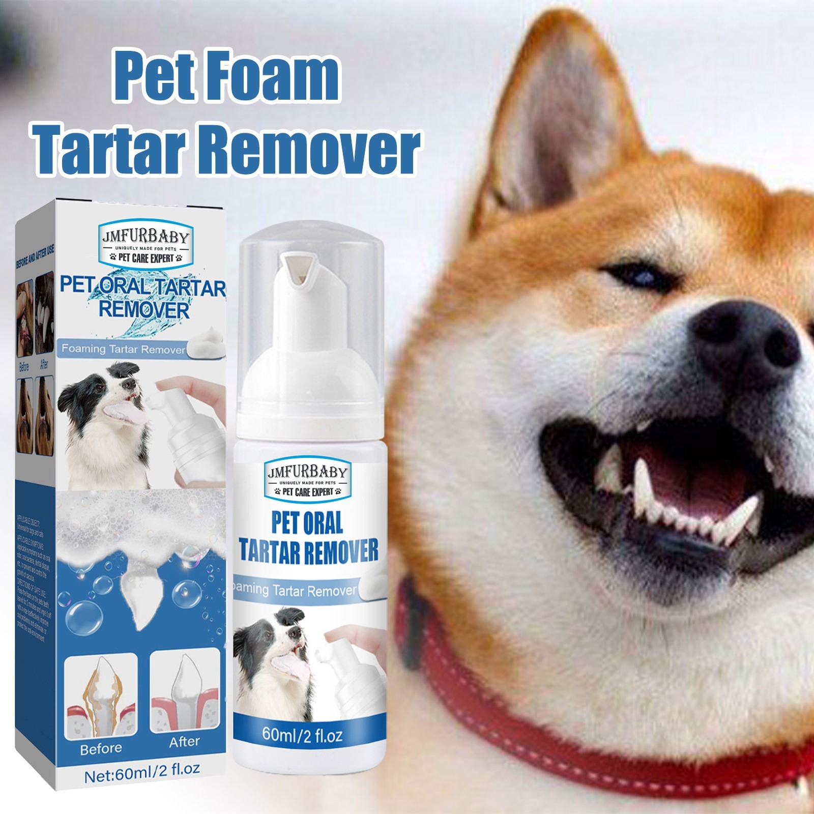 厂家定制OEM宠物牙垢去除剂 清洁牙结石黄牙口臭洗牙口腔泡沫清洁图4