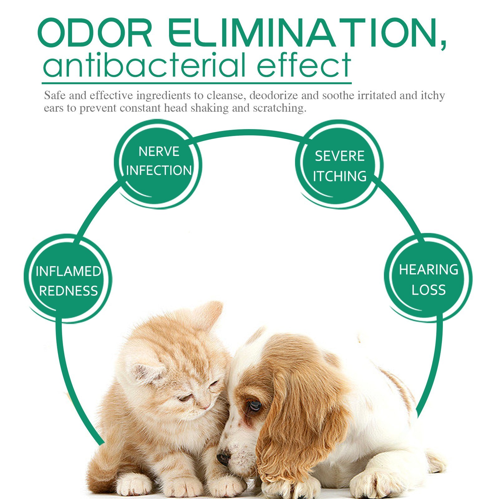 源头厂家定制 宠物滴耳液 猫狗通用净耳道耳螨除臭清洁洗耳液图4
