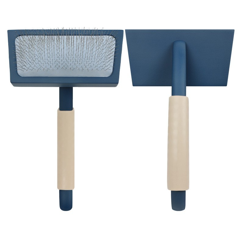 定制宠物美容师梳子 长毛犬梳子钢针刷泰迪用针梳 狗狗蓬毛拉毛梳图4