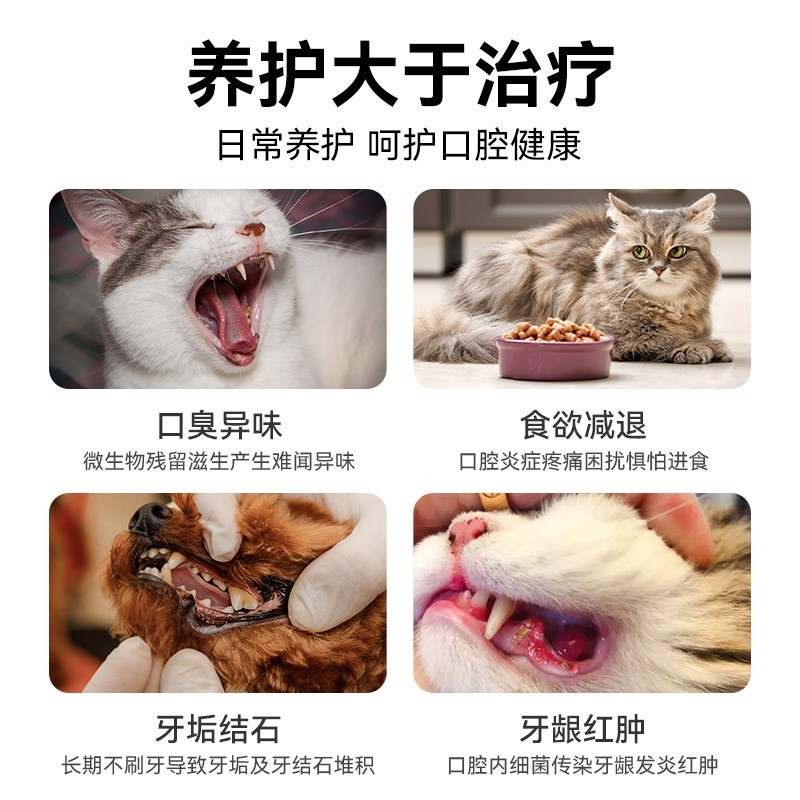 定制加工 宠物漱口水 洁齿水猫咪牙齿清洁 洗牙水 口腔清洁 犬猫图4