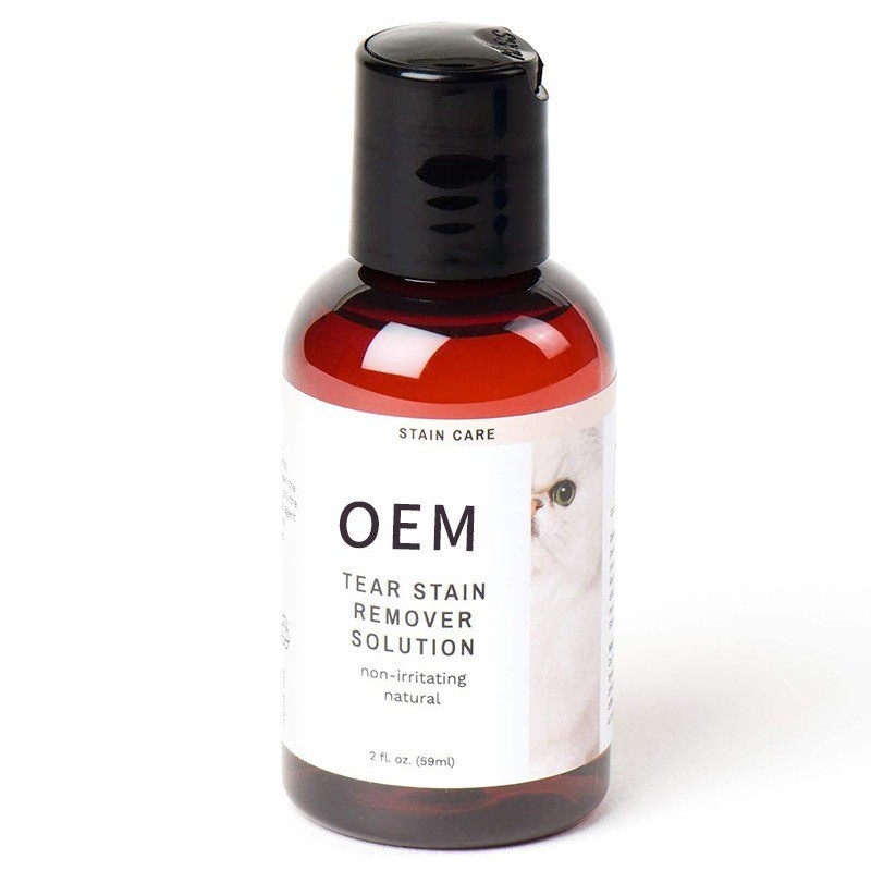 贴牌定制猫咪狗狗泪痕清洁护理液比熊去泪痕黄胡子除臭泪痕清洁