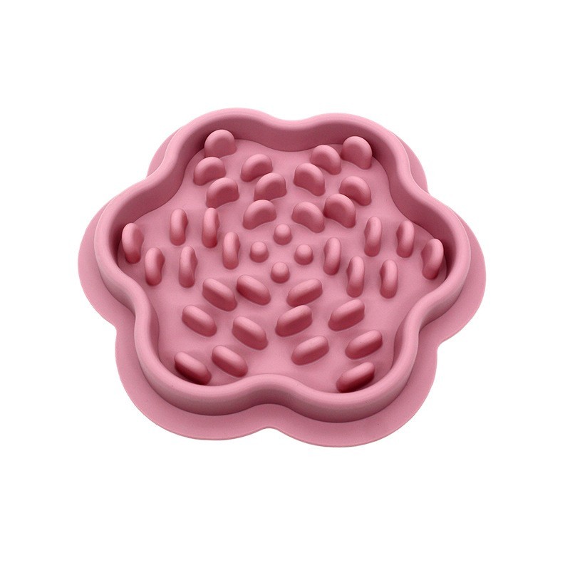 新款宠物慢食碗硅胶慢食垫防滑喂粮缓食碗慢食盆防噎狗碗猫碗图5