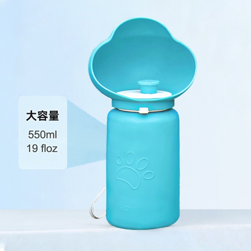 定制狗狗外出水杯户外折叠水杯喝水杯可挂式随行杯宠物饮水神器图4