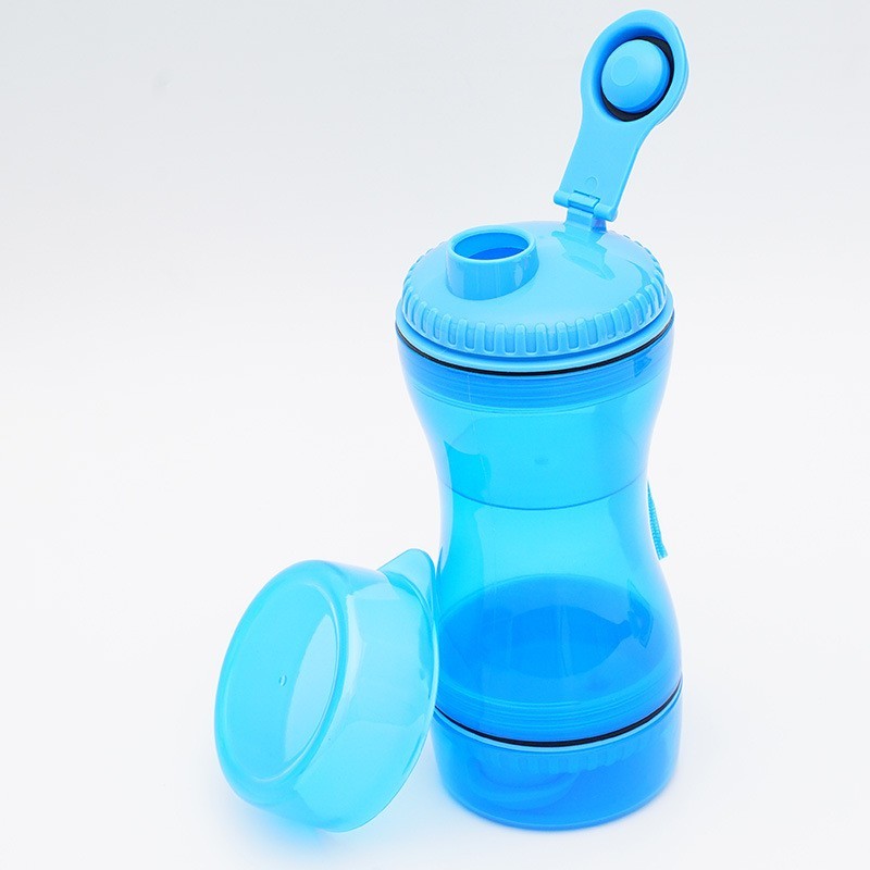 定制宠物随行杯外出便携二合一水粮杯狗狗水杯加LOGO宠物户外用品图3