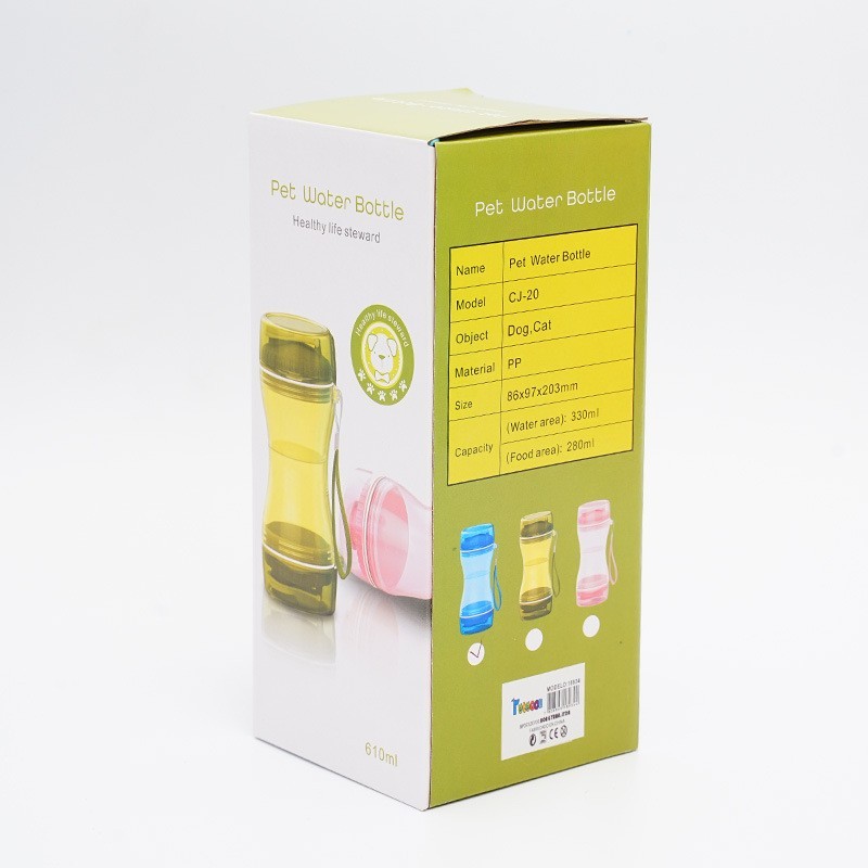 定制宠物随行杯外出便携二合一水粮杯狗狗水杯加LOGO宠物户外用品图5
