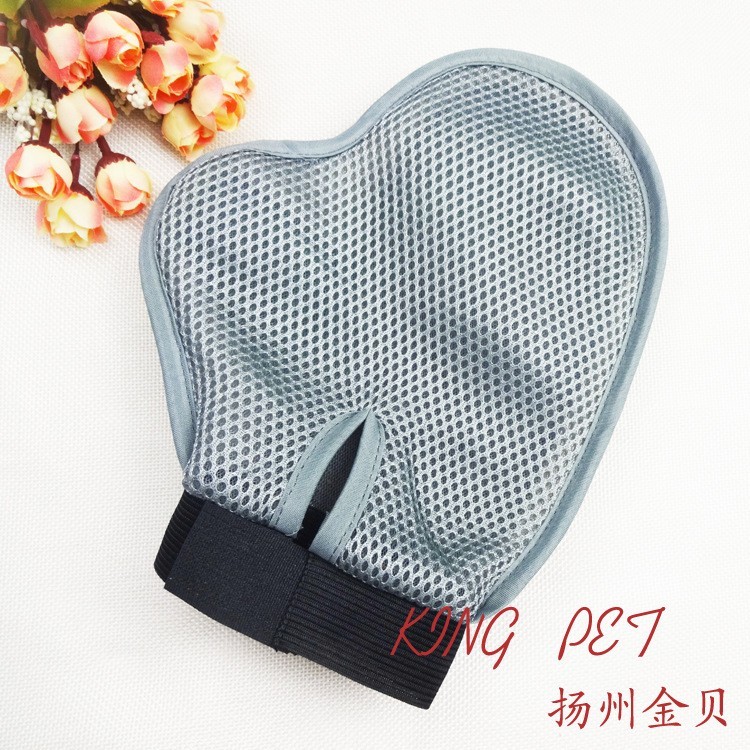 外贸款宠物洗澡手套狗狗梳毛手套冲凉按摩刷宠物用品宠物手套图2