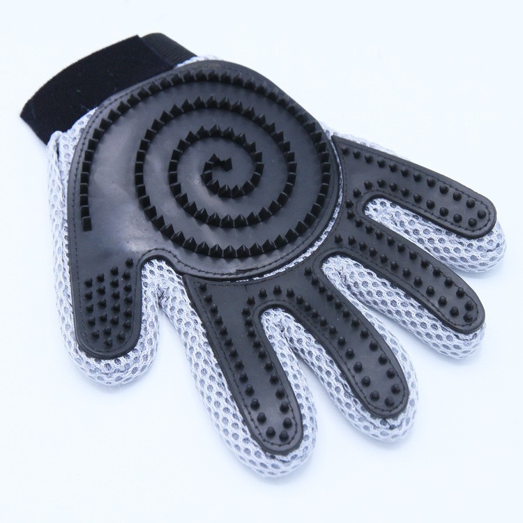 狗狗清洁用品五指宠物按摩手套 环保双面用宠物手套图3