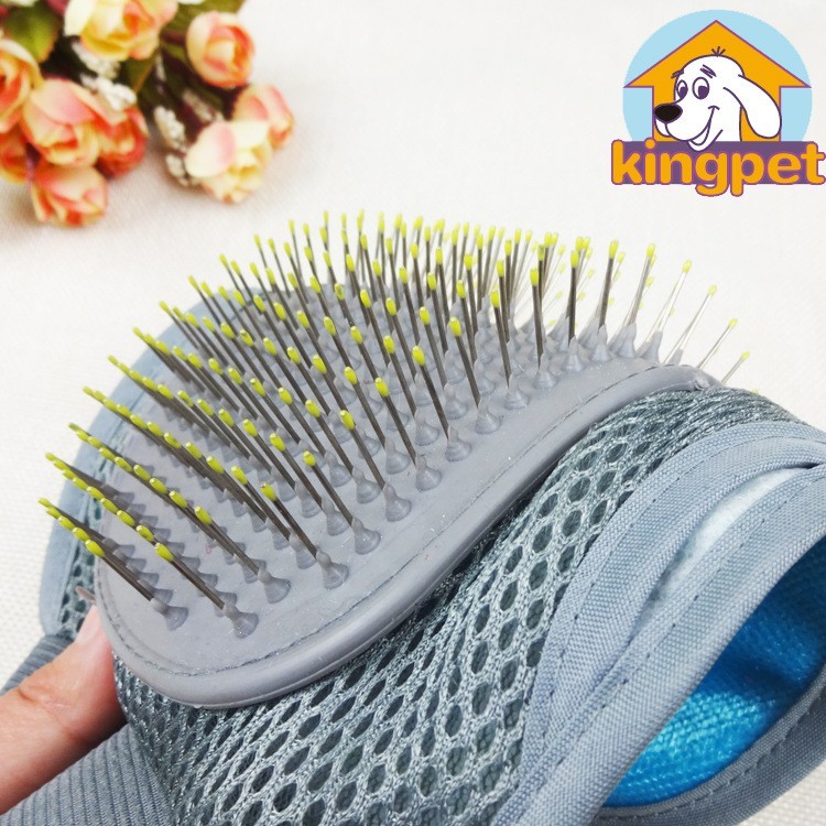 宠物猫狗洗澡清洁按摩手套工具 轻柔去除毛发污垢刷图4