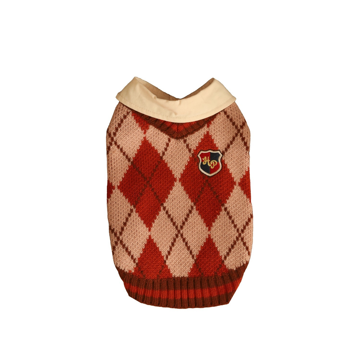 猫咪衣服秋冬防掉毛猫猫布偶宠物小猫菱格学院风毛衣狗狗保暖毛衣图5