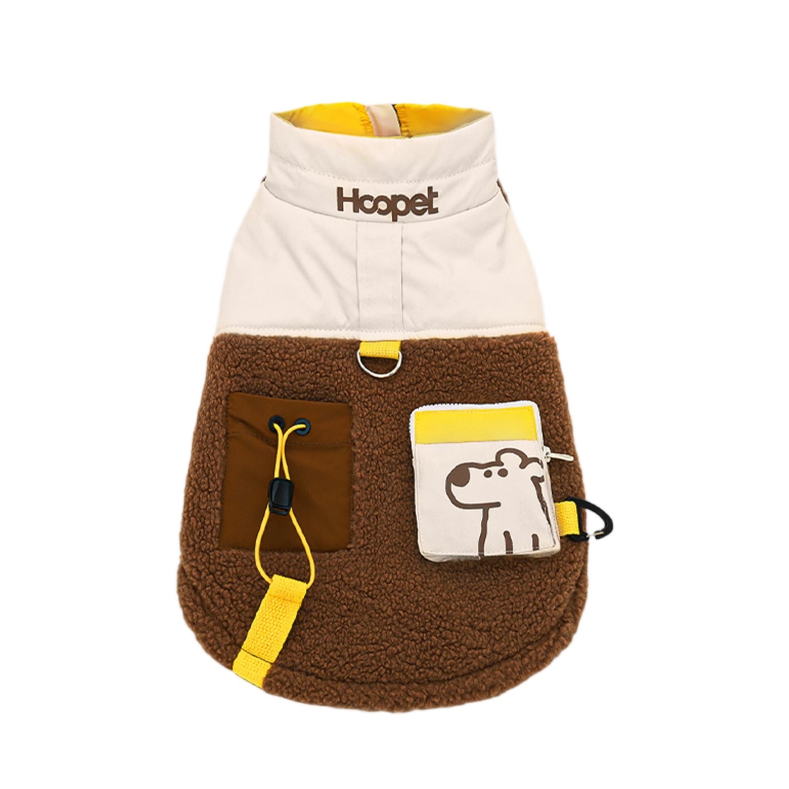 狗狗衣服冬装比熊柯基泰迪小狗冬季保暖加绒马甲小型犬牵引图5