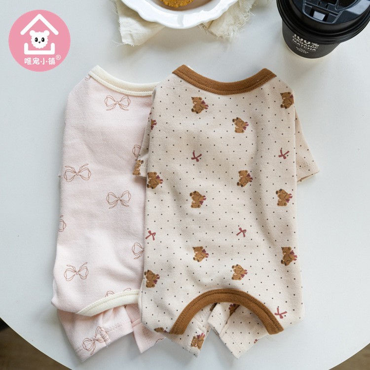 秋冬棉柔四脚护肚衣宠物衣服猫狗服装宠物服饰泰迪厂家图3