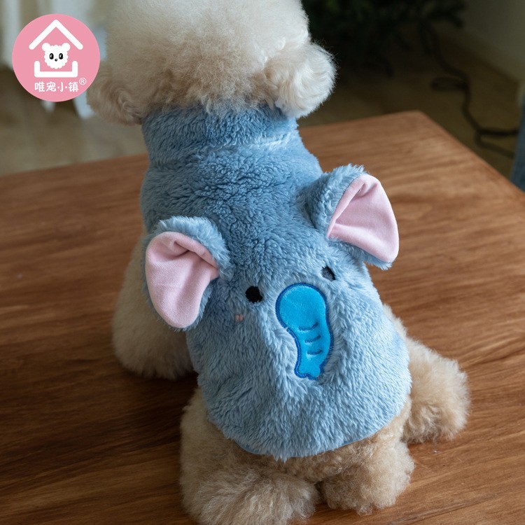 圣诞春节秋冬季双面加厚保暖北极绒马甲小型宠物衣服猫狗服装服饰图2