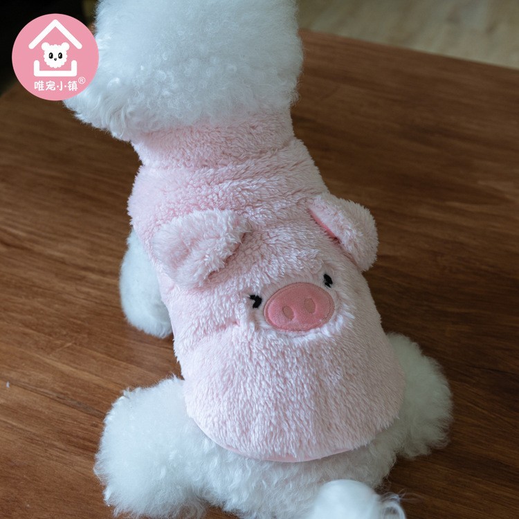 圣诞春节秋冬季双面加厚保暖北极绒马甲小型宠物衣服猫狗服装服饰图4