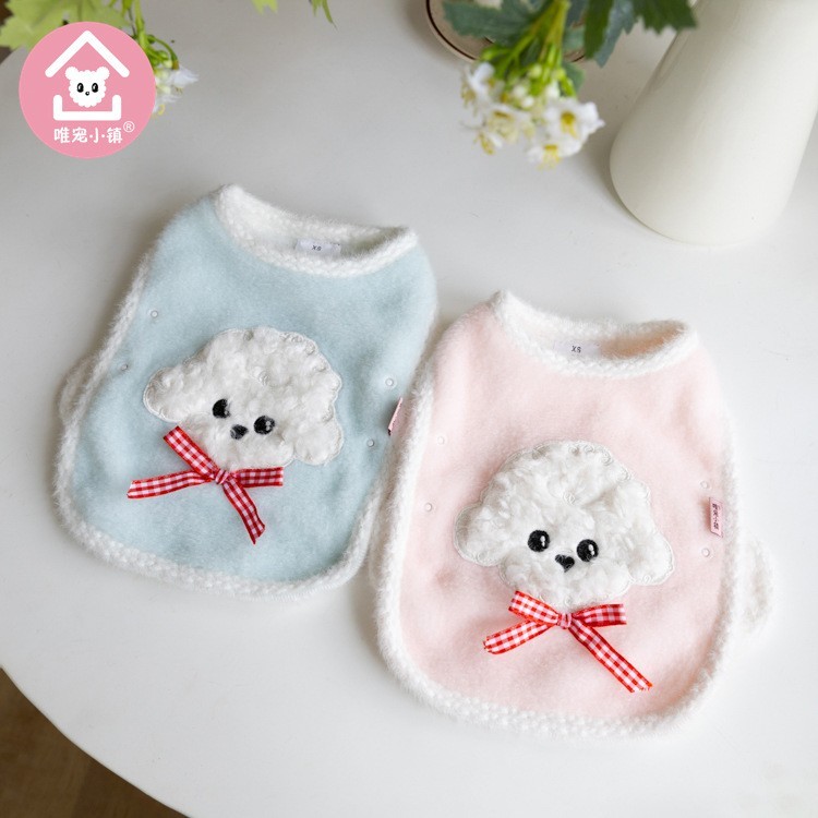 秋冬毛绒马甲宠物衣服猫狗服装宠物服饰泰迪厂家图5