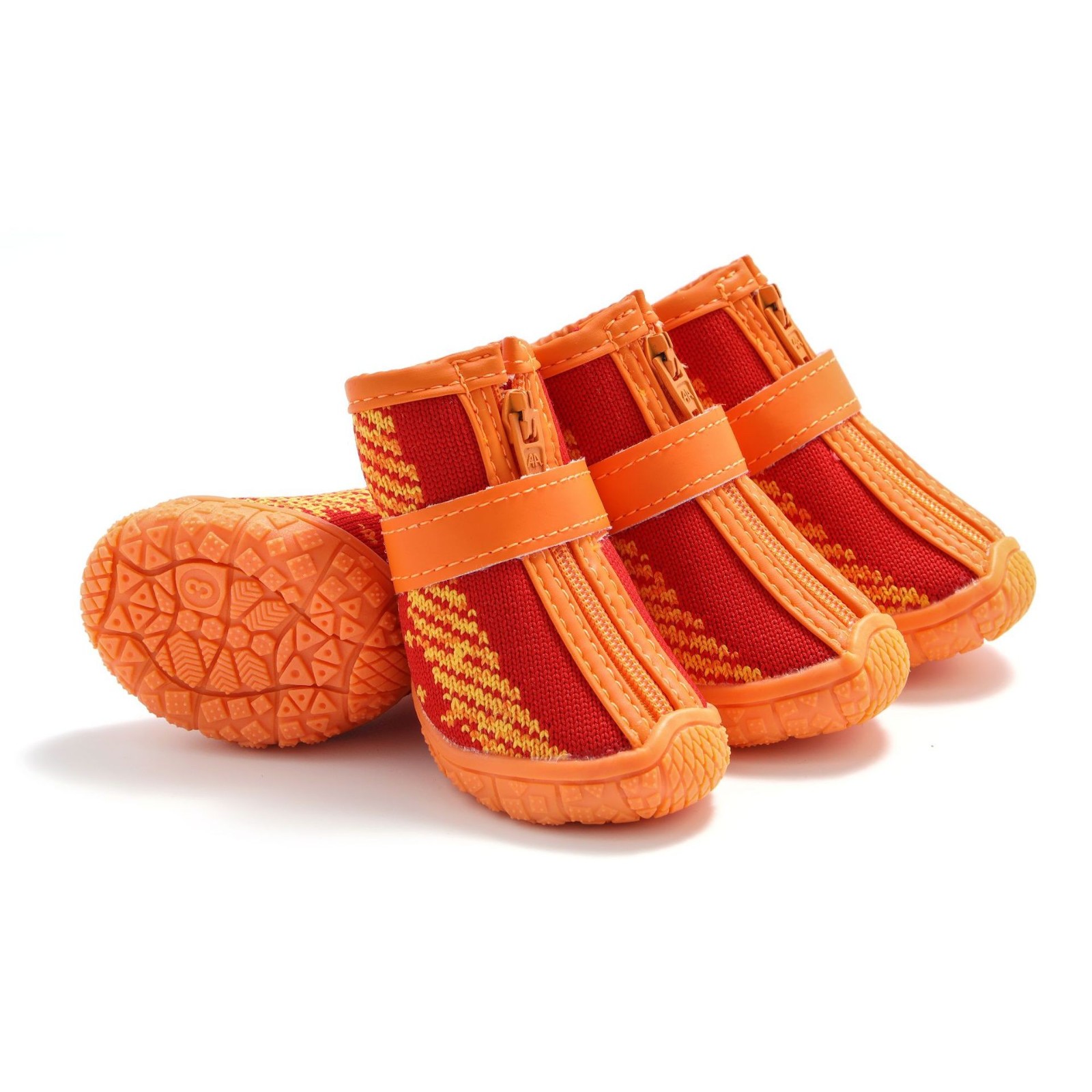 小狗鞋子夏季网鞋飞织网泰迪法斗狗狗跑不掉狗鞋工厂舒适宠物狗图2