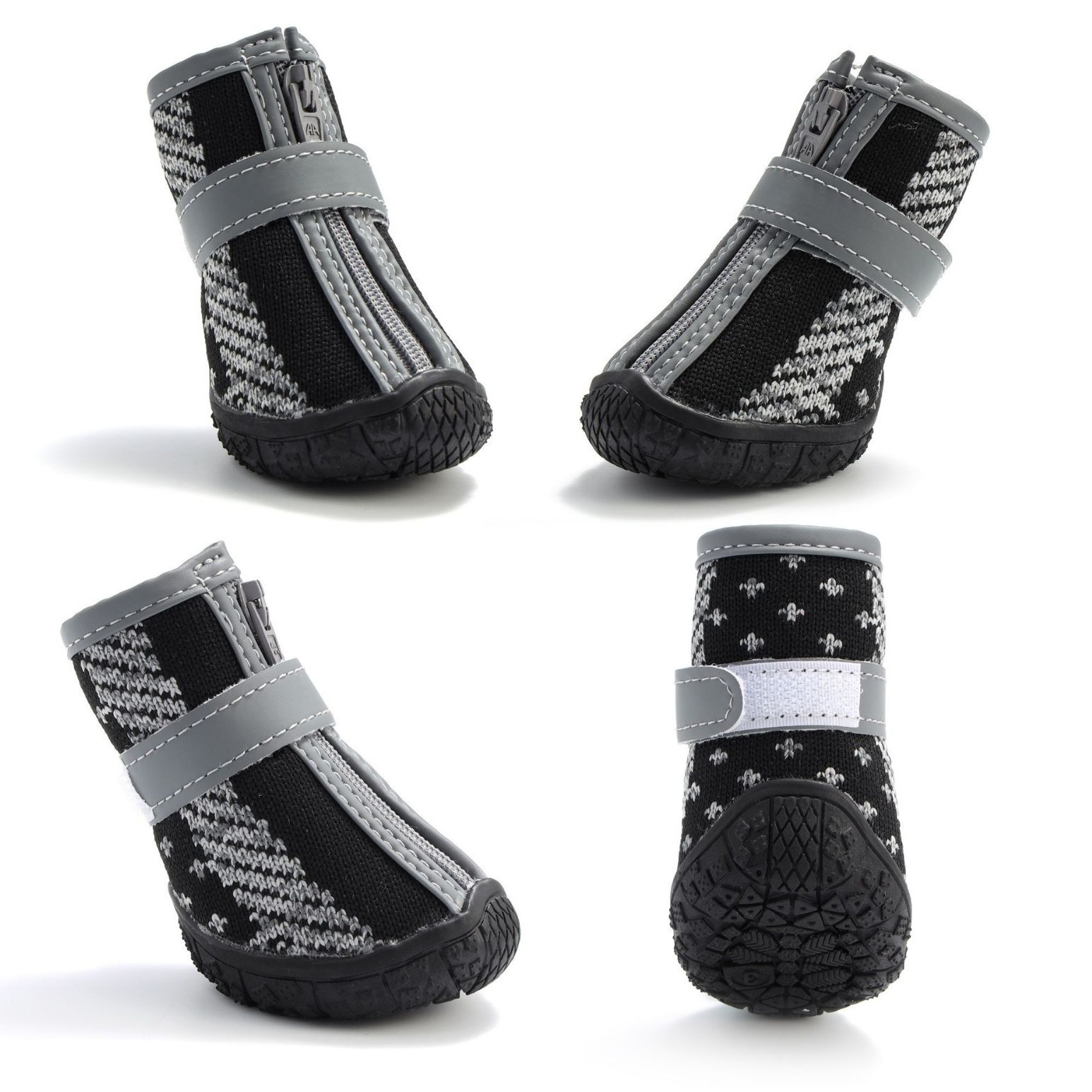 小狗鞋子夏季网鞋飞织网泰迪法斗狗狗跑不掉狗鞋工厂舒适宠物狗图5