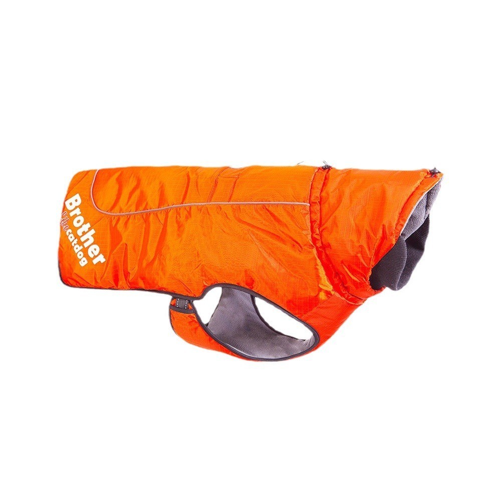 定制宠物衣服logo纯色狗狗披风涤纶防泼水冲锋衣宠物保暖狗外套图5