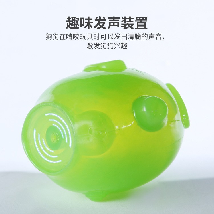 狗玩具耐咬TPR动物多款造型小狗用品发声浮水中大型磨牙宠物玩具图2