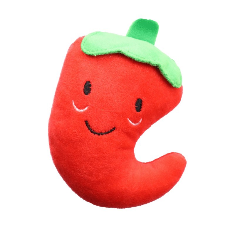 狗狗发声毛绒疏菜玩具训练嗅闻益智耐咬宠物玩具用品图5