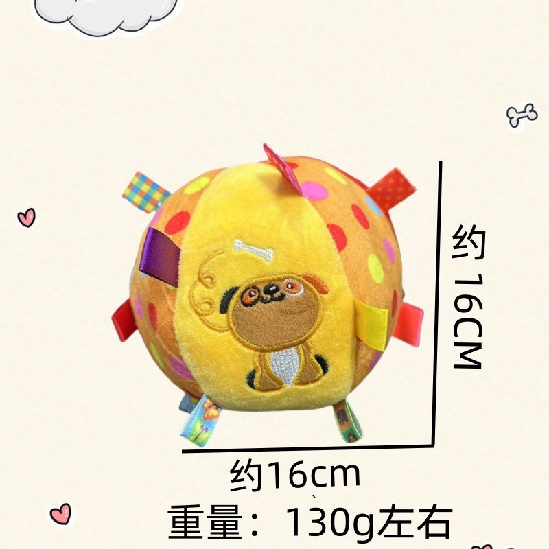 跨境新品发声玩具响铃宠物玩具球小中大型犬互动解闷宠物毛绒玩具图2