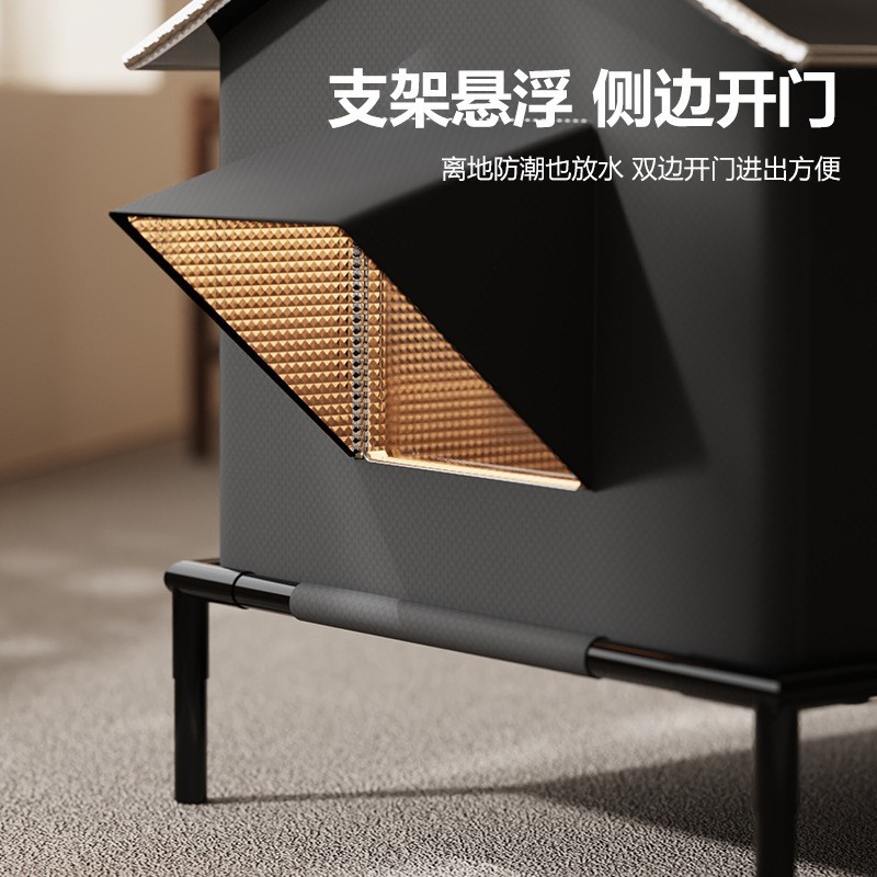 猫窝冬季保暖户外四季通用保暖锁温小狗狗窝宠物用品亚马逊爆款图4