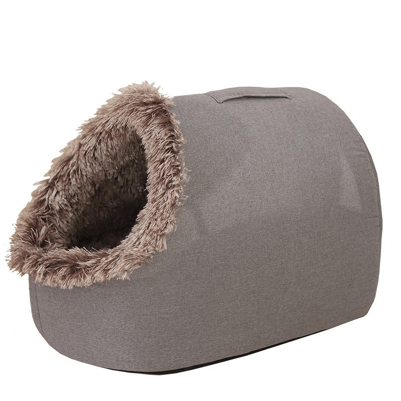 猫窝冬季加厚保暖宠物窝办封闭式可手提小狗狗亚马逊跨境宠物用品图5