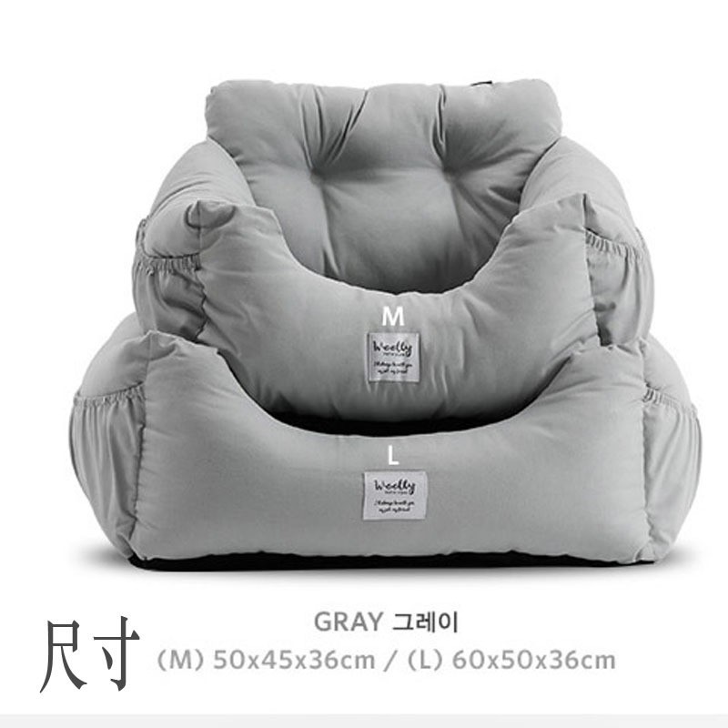 宠物用品棉狗窝车载狗窝耐咬宠物汽车座椅四季通用外贸狗窝猫咪窝图2