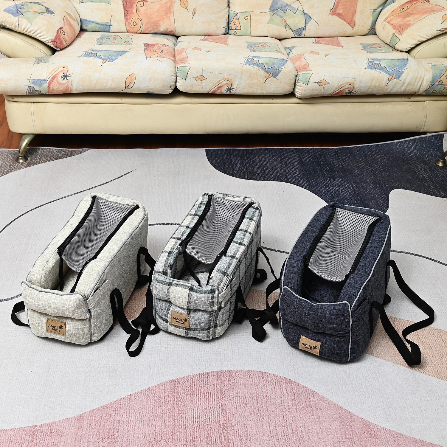 宠物用品汽车中控台狗窝车载狗窝便携式狗窝手提包宠物车载座椅图4