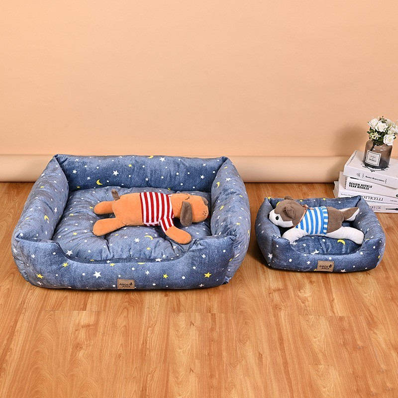 狗窝大型犬窝战壕小型迷你宠物窝猫咪窝四季通用窝垫分离狗床